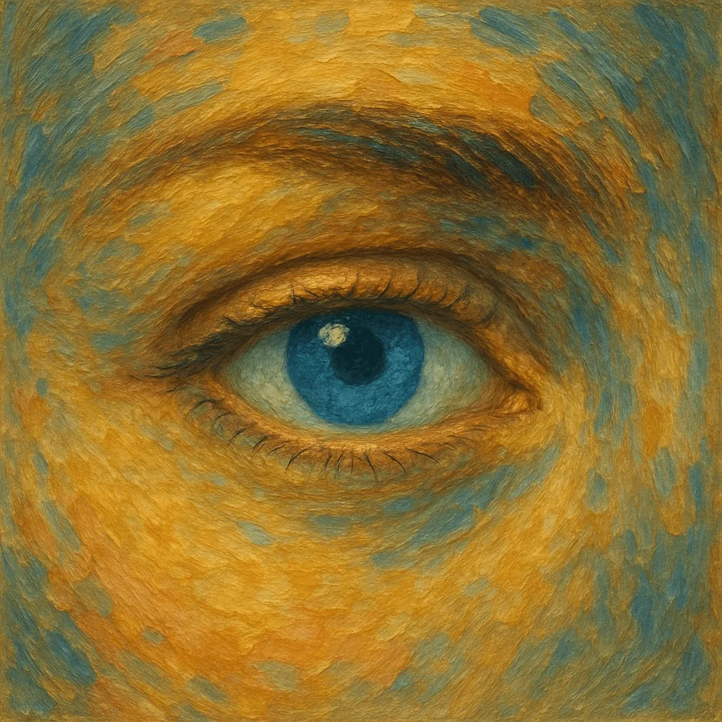 Yağlıboya göz illüstrasyonu 6/12